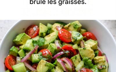 La recette d’une salade diurétique et minceur qui brûle les graisses et vous aide à perdre 4 kilos par semaine.
