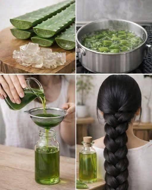 huile capillaire à l’aloe vera