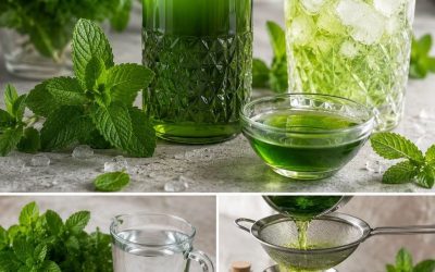 Sirop de menthe maison : un délice rafraîchissant