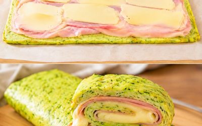 Rouleau de jambon et de fromage aux courgettes : juteux, nourrissant et sans farine !