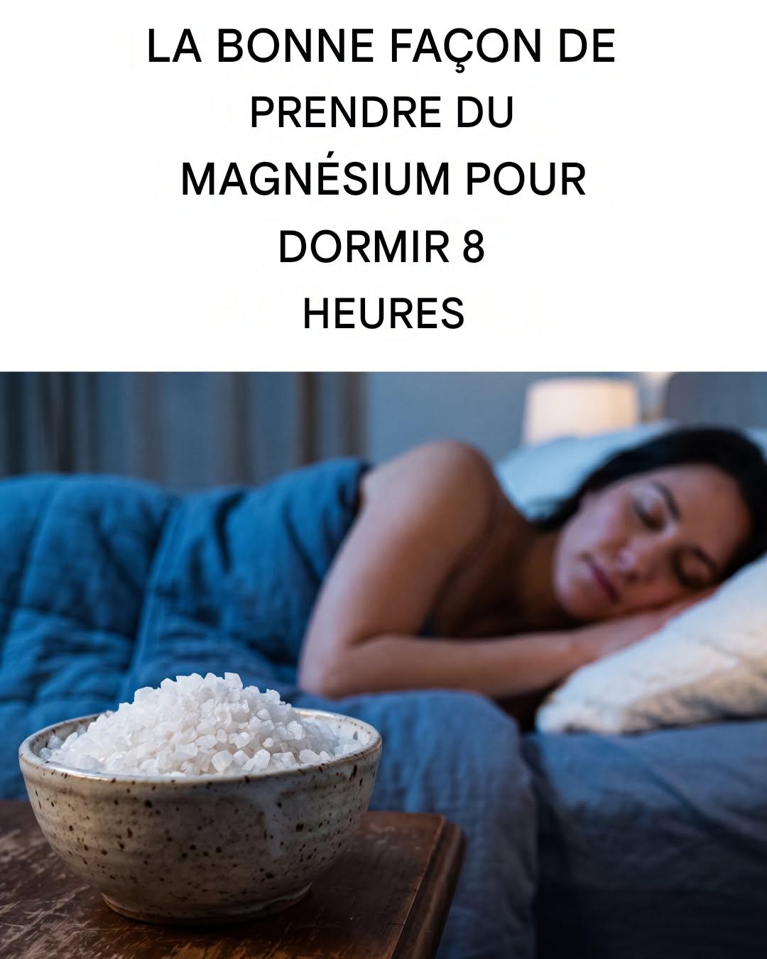 Comment utiliser le magnésium pour combattre l’insomnie définitivement