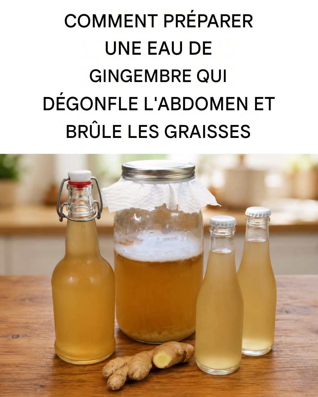 Comment préparer une eau de gingembre pour brûler les graisses du ventre