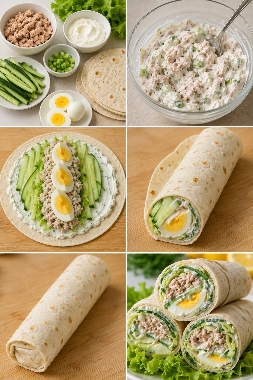 Rouleau de thon au concombre et à l’œuf dur : une recette fraîche et facile