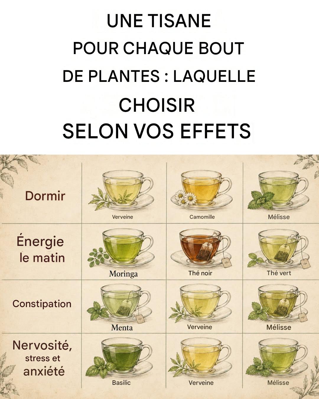 Une tisane pour tout