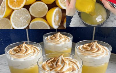 💛 En été, les recettes les plus simples sont les plus agréables… 🍋 Ce dessert sans cuisson est frais, délicieux et prêt en un rien de temps. Un vrai petit bijou à partager ! 😍