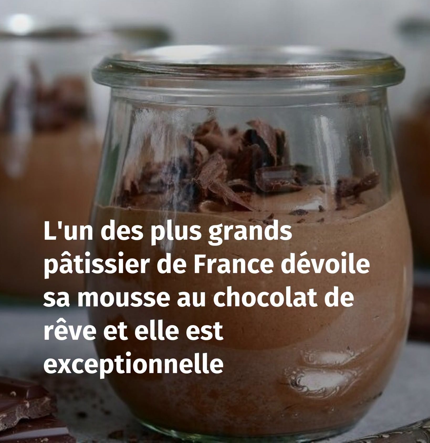 L’un des plus grands pâtissiers de France dévoile sa mousse au chocolat de rêve et elle est exceptionnelle