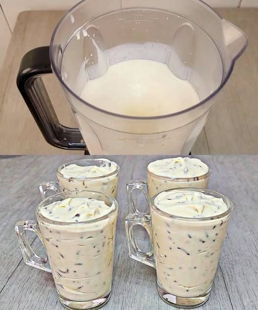 Préparez un dessert chez vous en seulement 2 minutes avec seulement 3 ingrédients. Vous trouverez la recette ici.