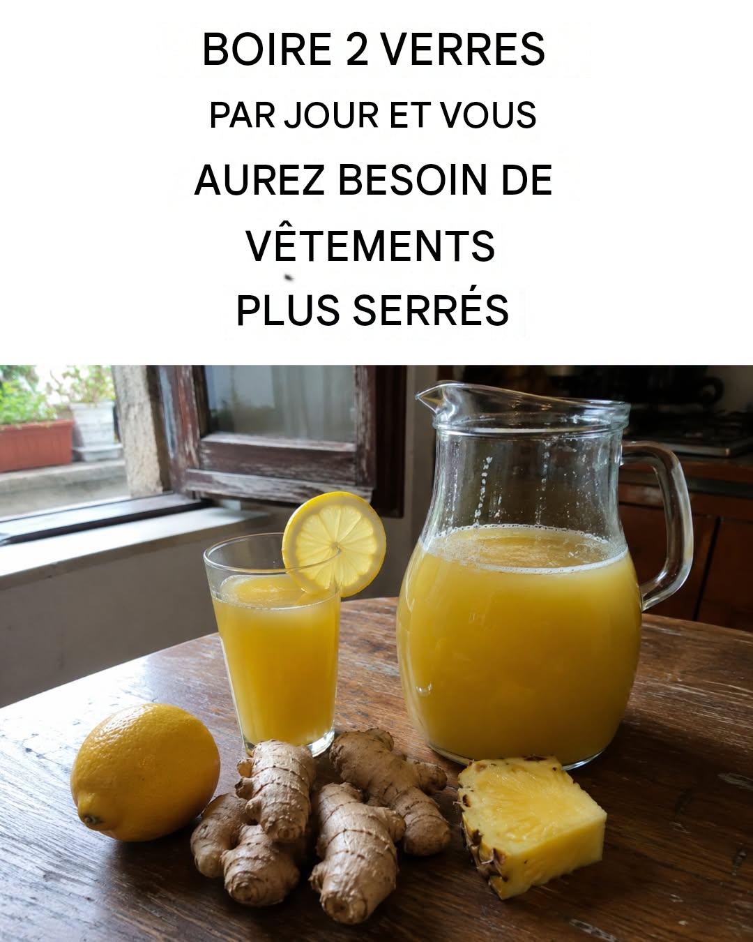 Boisson naturelle brûle-graisses : 3 ingrédients pour retrouver la forme