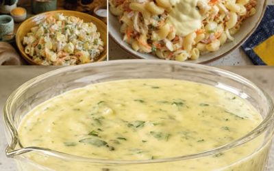 Sauce Légère Crémeuse pour Salades : Pâtes, Pommes de Terre, Macédoine