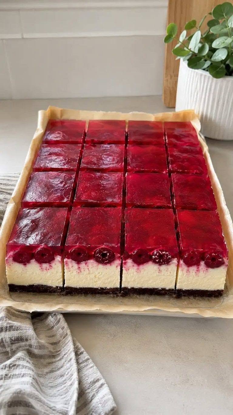 Gâteau aux cerises sans cuisson – une recette simple pour un dessert léger