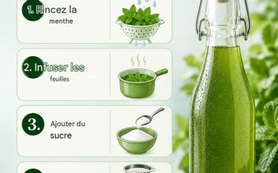 Sirop de menthe maison frais et facile