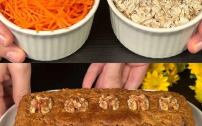 Pain aux carottes aux noix et aux flocons : sain, moelleux et plein de saveurs