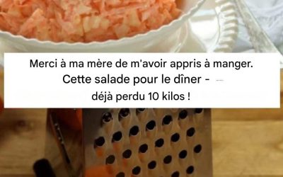 Commencez à manger cette salade au dîner et vous ne vous rendrez même pas compte à quelle vitesse vous perdrez du poids !