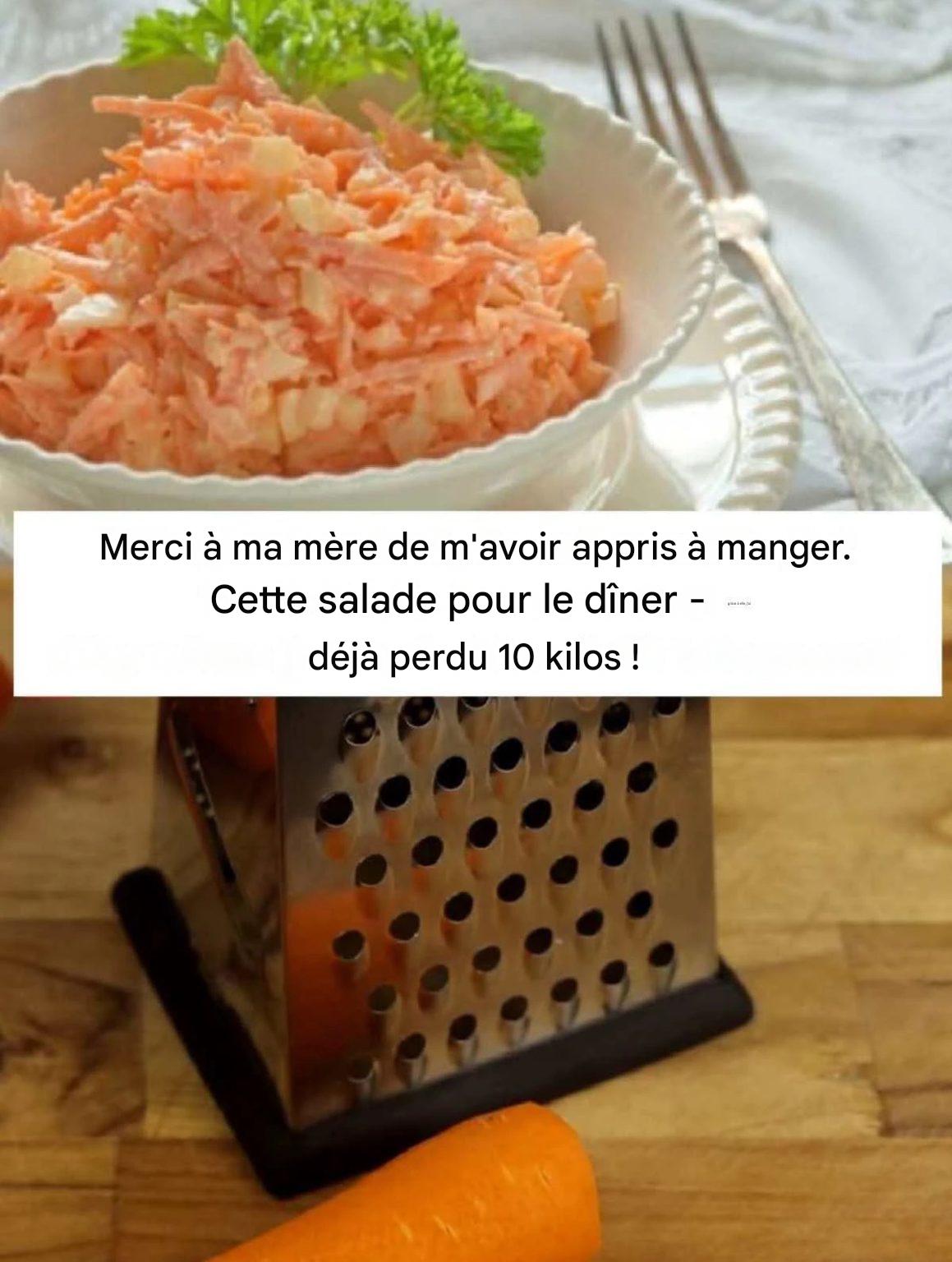 Commencez à manger cette salade au dîner et vous ne vous rendrez même pas compte à quelle vitesse vous perdrez du poids !