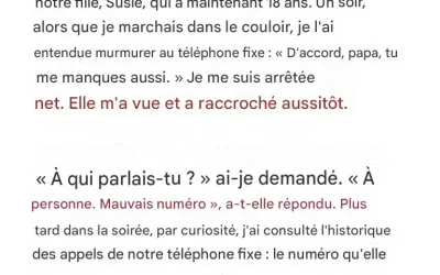J’ai entendu ma fille murmurer au téléphone : « Tu me manques, papa » ; j’ai enterré son père il y a 18 ans.