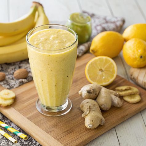 Sirotez votre bien-être : le guide ultime du smoothie rafraîchissant à la banane, au citron et au gingembre