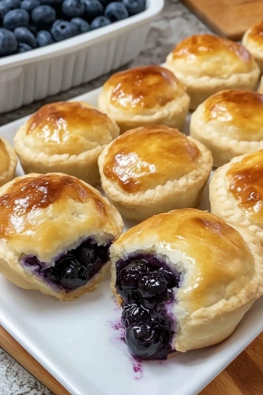 Bombes de biscuits aux myrtilles pour friteuse à air