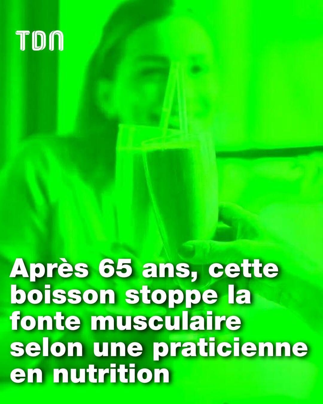Après 65 ans, cette boisson stoppe la fonte musculaire selon une praticienne en nutrition
