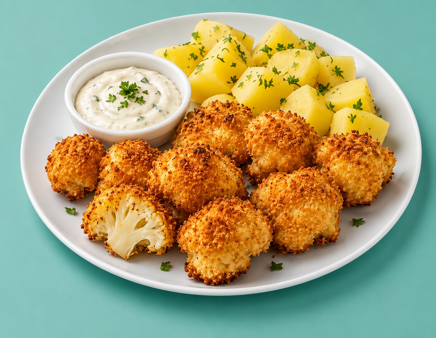 Chou-fleur frit au four – préparation simple