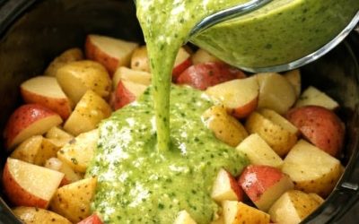 Pommes de terre Green Goddess à la mijoteuse