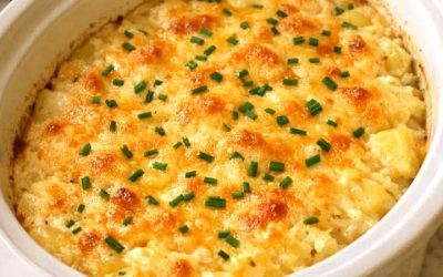 Pommes de terre crémeuses au parmesan cuites à la mijoteuse