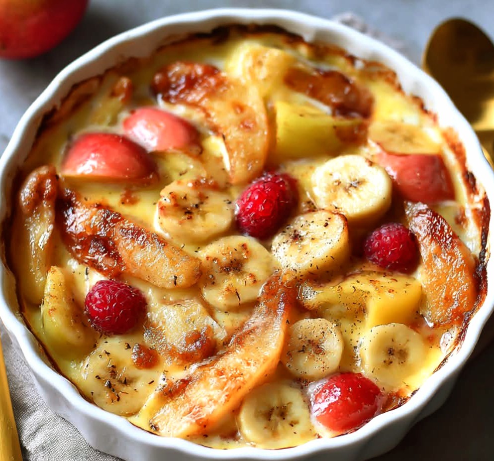 gratin de fruits