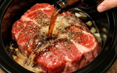 bœuf effiloché à la mijoteuse