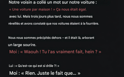 Notre voisin trop curieux a fait remorquer nos voitures depuis notre propre allée – et il l’a payé cher.