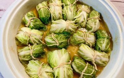Chou farci au chou chinois