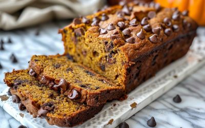 Pain à la citrouille aux pépites de chocolat