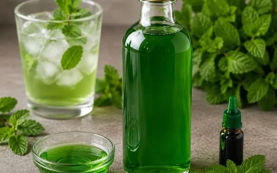 Sirop de menthe maison : une recette simple, naturelle et rafraîchissante