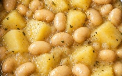 Pommes de terre et haricots à la mijoteuse
