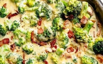Brocoli crémeux à l’ail et au parmesan