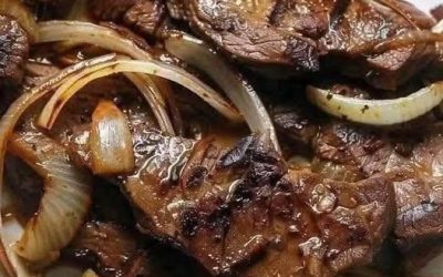 Plat classique : Foie de bœuf aux oignons