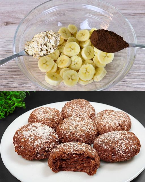 Mélangez des bananes avec des flocons d’avoine et du cacao ! Vous serez surpris !