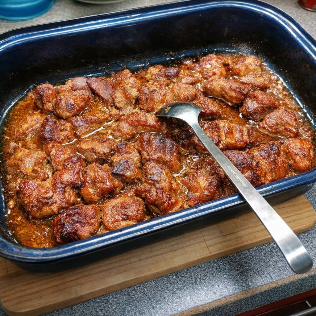 Rôtis de porc selon une vieille recette de Moravie : une viande incroyablement bonne !