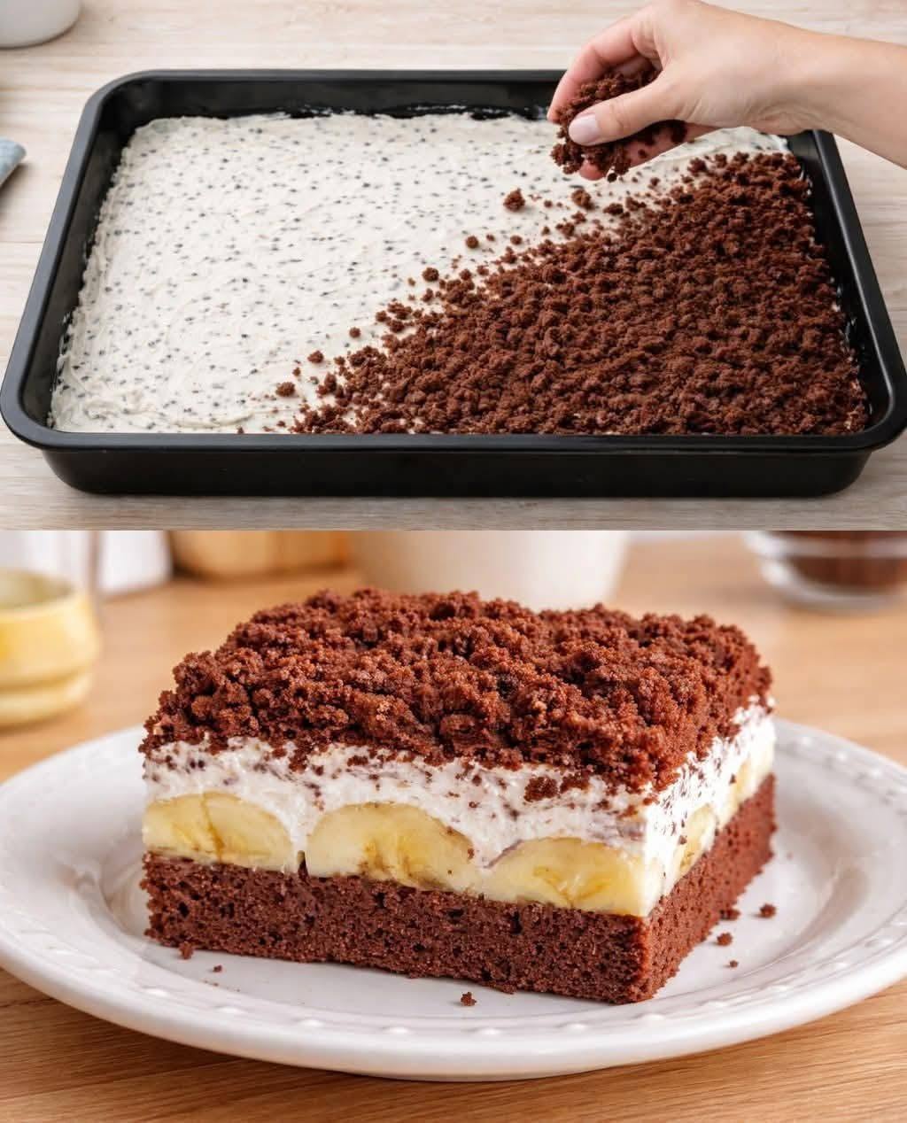 Gâteau mole sur plaque de cuisson – préparation facile