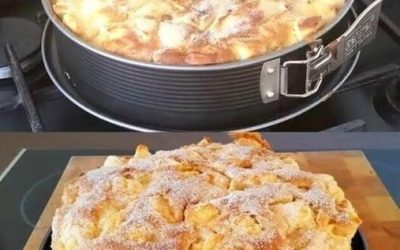 Je prépare cette tarte aux pommes incroyablement délicieuse et ultra-moelleuse deux fois par semaine !