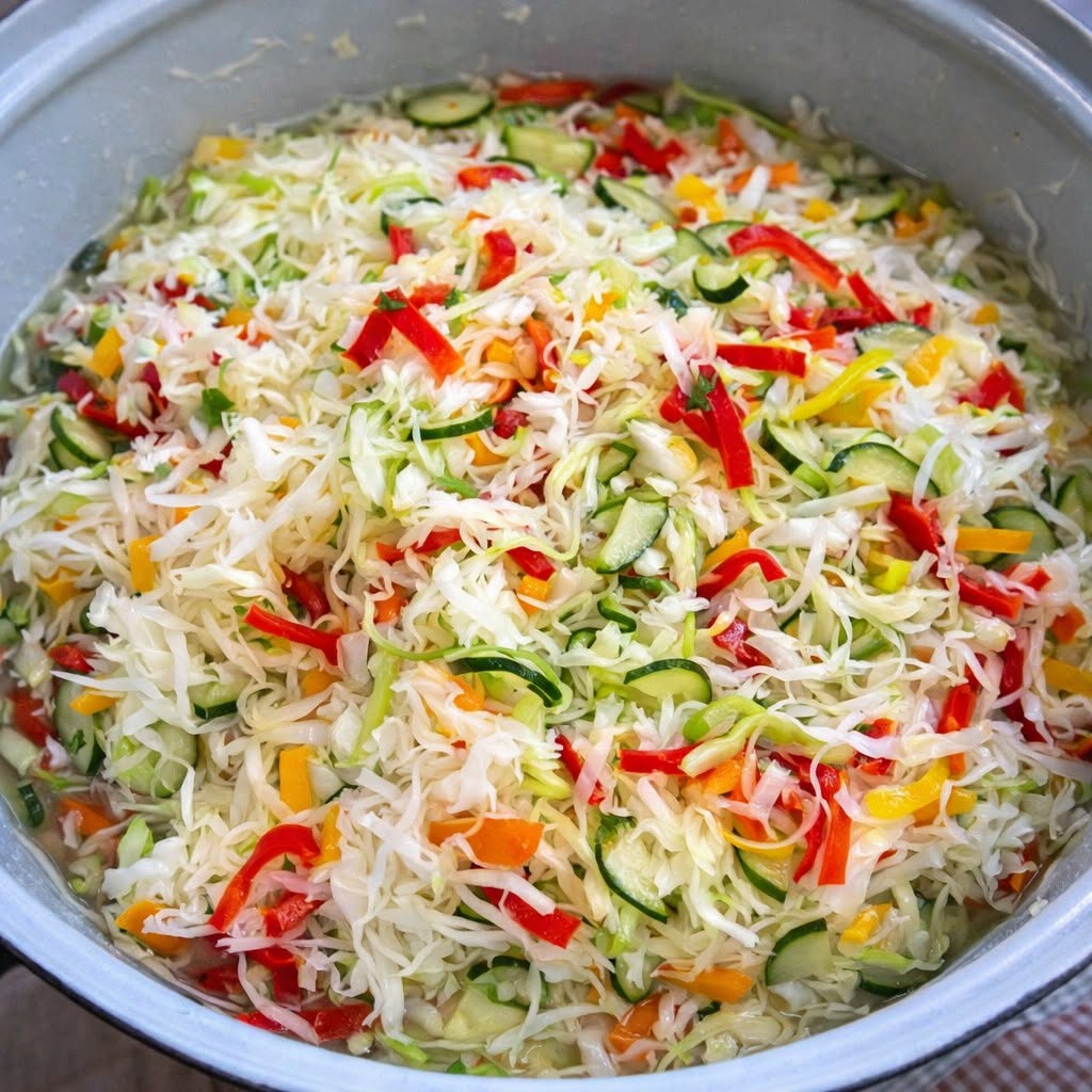 Čalamáda froide – la meilleure recette : Pas de conserves ni de cuisson – c’est le meilleur accompagnement que je connaisse !