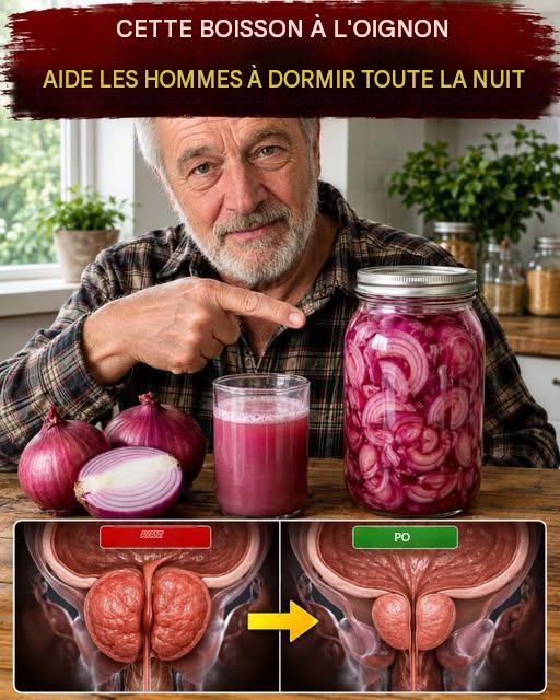 Les hommes de plus de 50 ans dorment toute la nuit avec cette boisson à l’oignon