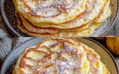 Crêpes aux pommes et au yaourt – délicieuses et parfaites pour 4 personnes