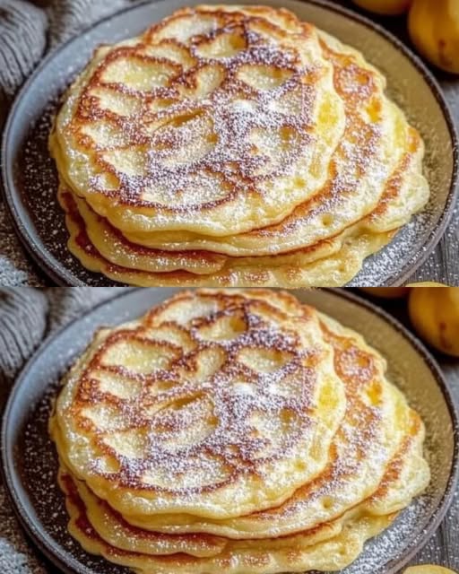 Crêpes aux pommes et au yaourt – délicieuses et parfaites pour 4 personnes