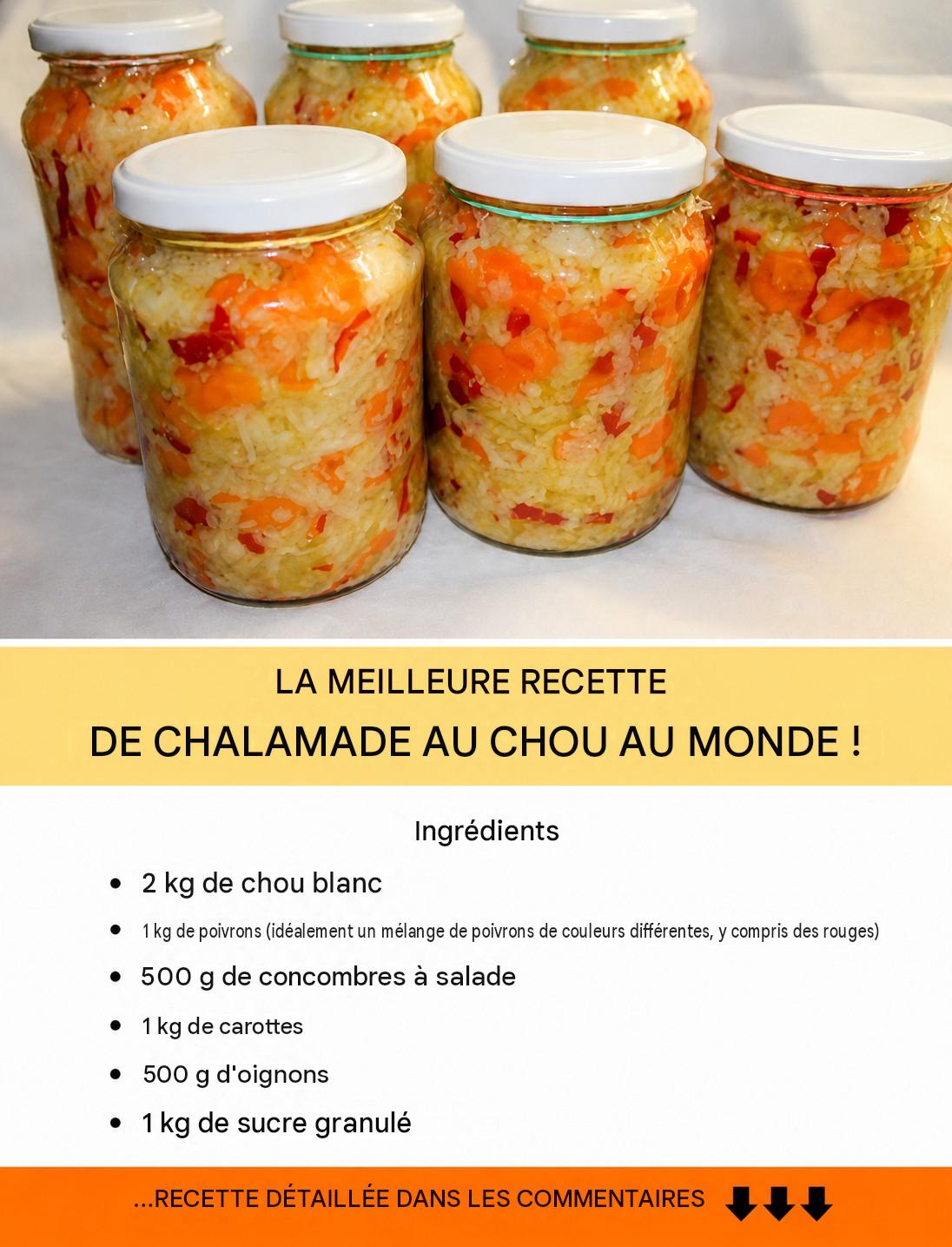 Le chou mariné est l’un des types de légumes marinés maison les plus populaires.