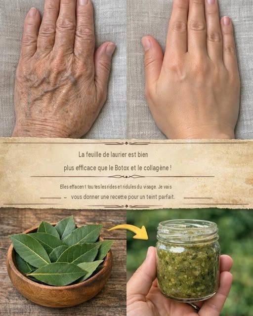 La feuille de laurier est bien plus puissante que le Botox et le collagène !
