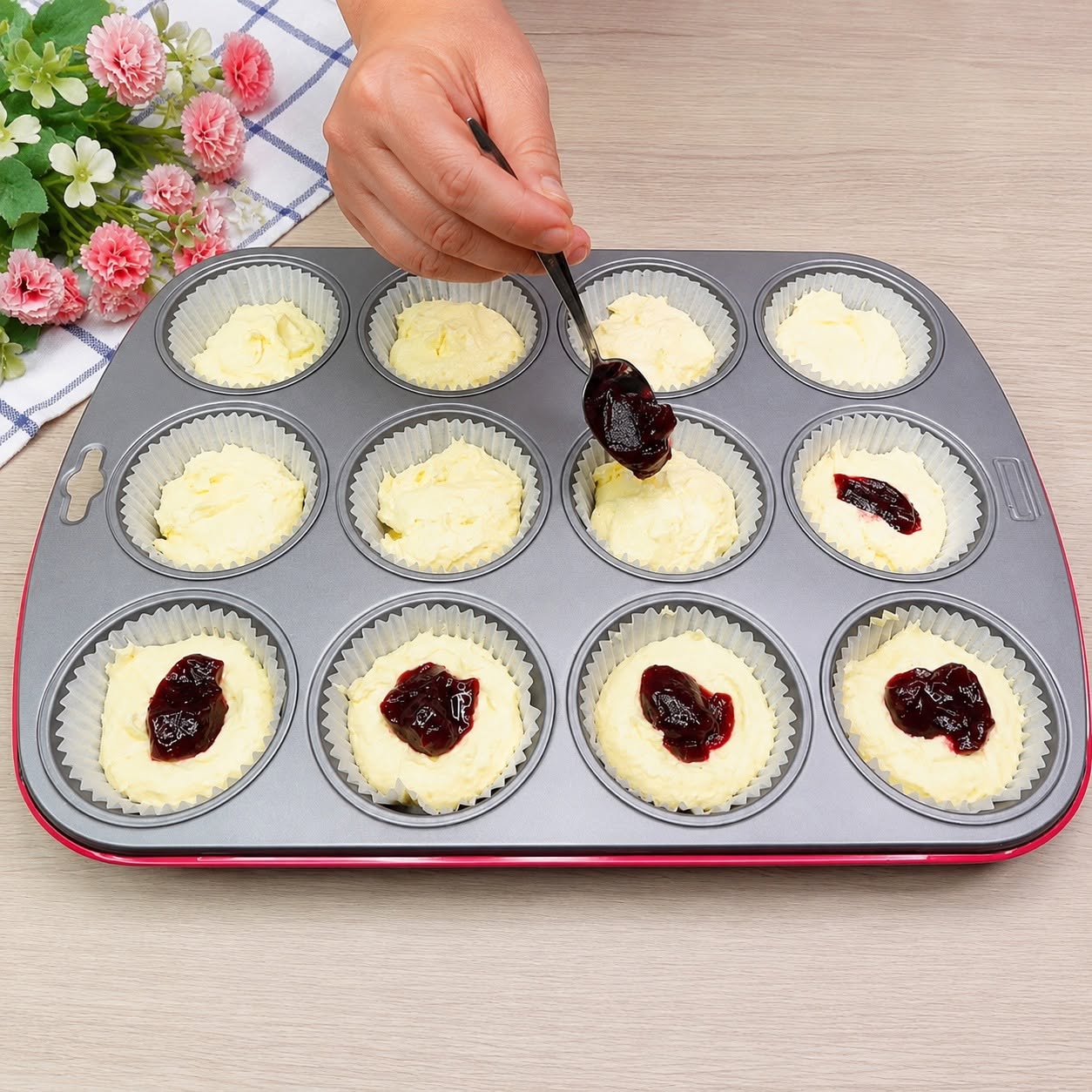 De délicieux muffins au cheesecake cuits dans une tasse : ils sont prêts en un rien de temps et ont exactement le même goût que les gâteaux moraves !