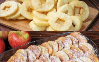 Je fais cuire des rondelles de pommes avec 300 ml de yaourt presque trois fois par semaine.