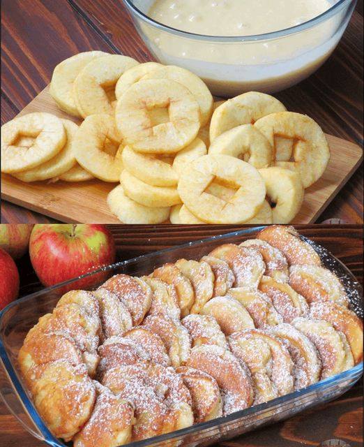 Je fais cuire des rondelles de pommes avec 300 ml de yaourt presque trois fois par semaine.