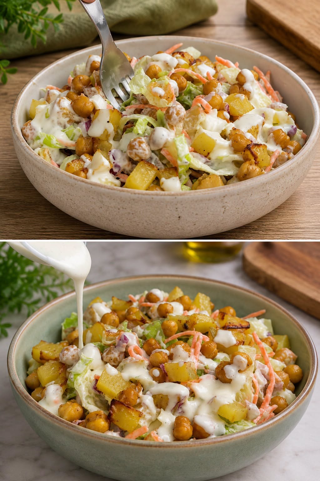 Pour perdre quelques kilos, je mange toujours cette salade le soir. Elle me cale et me permet de rester légère jusqu’au lendemain !