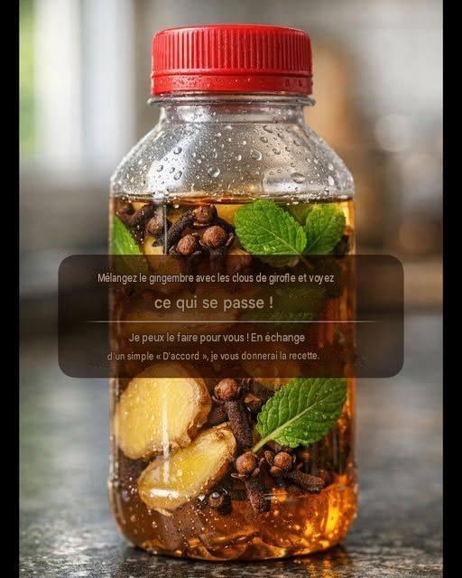 Mélangez du gingembre avec des clous de girofle et découvrez ses bienfaits ! En échange d’un « OK », je vous donnerai la recette, toute simple.