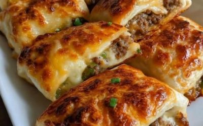 Tacos de poche garnis de fromage